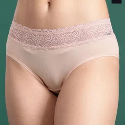 Dresserry Pack of 2 High-Rise Laced Hipster Briefs-image-60