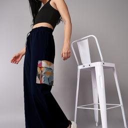 The Roadster Lifestyle Co. Women Black Mid-Rise Cargos-picture-35