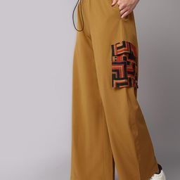 The Roadster Lifestyle Co. Women Black Mid-Rise Cargos-image-54