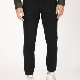 Indian Terrain Men Urban - C Tapered Fit Pure Cotton Joggers-image-23