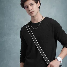 The Roadster Lifestyle Co. Textured Pure Cotton Pullover-picture-10