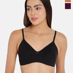 intimacy LINGERIE Pack Of 3 Non Padded Cotton Everyday Bra- All Day Comfort-10