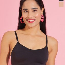 Dollar Missy Pack of 2 Cotton Wire-Free Beginners Bra-image-100