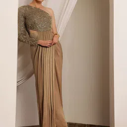 Miss Chase One Shoulder Cut-Out Draped Shift Maxi Dress-36