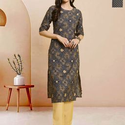 Moda Rapido Pack of 2 Printed Straight Kurta with Trousers-picture-41