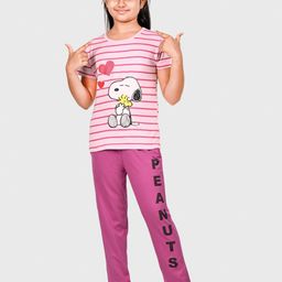 Here&Now X Denikid Girls Printed T-shirt with Pyjamas-picture-30
