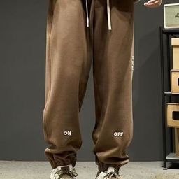 KPOP Men Original Mid-Rise Straight Fit Cotton Trousers-picture-43