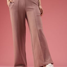 DressBerry Women Flared High-Rise Trousers-image-45
