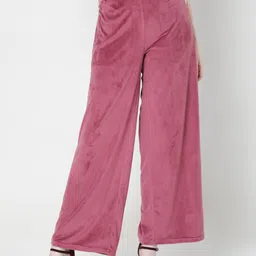 Vero Moda Women Pink Flared High-Rise Parallel Trousers-picture-25