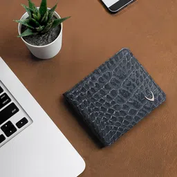 Hidesign Men Animal Textured Leather Two Fold Wallet-34