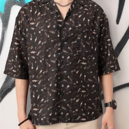 Kook N Keech Wanderlust Wardrobe Printed Relaxed Fit Shirt-image-92