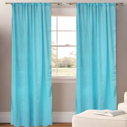 Dekor World Multicoloured Set of 2 Sheer Window Curtain-18