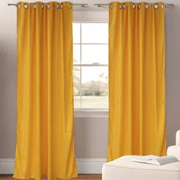 Dekor World Multicoloured Set of 2 Sheer Window Curtain-picture-4