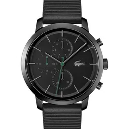 Lacoste Men Black REPLAY Analogue Multi Function Watch 2011177-6