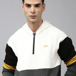BEAT LONDON by PEPE JEANS Colourblocked Hooded Sweatshirt-image-51