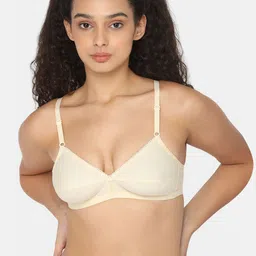 NAIDU HALL Pack of 3 Non Padded Medium Coverage Cotton Bra image 5