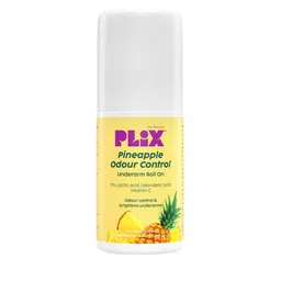 PLIX THE PLANT FIX Set of Pineapple Odour Control Roll-On 50ml + Polishing Cream 50g image 5