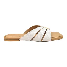 Devano Colourblocked Open Toe Flats image 5