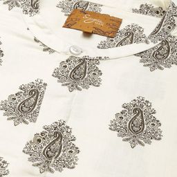 Sangria Printed Regular Kurta with Trousers image 5