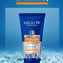 MEGLOW Instant Glow Face Wash For Even Skin Tone - 70 g image 3
