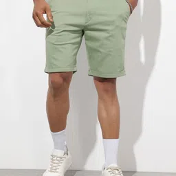 The Roadster Lifestyle Co. Men Solid Shorts image 2