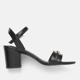 Allen Solly Open Toe Block Heel With Chain Detail image 4
