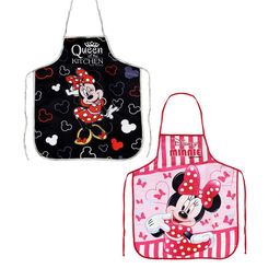 Kuber Industries Set of 2 Printed 200TC Silk Aprons image 2