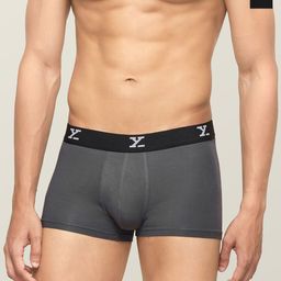 XYXX Men Solid Pack Of 2 ACE IntelliSoft Modal Trunks-35