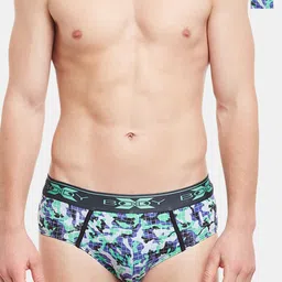 BODYX Men Pack Of 2 Printed Cotton Basic Briefs BX01B-Print4-2PCS-XL-picture-12