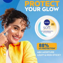 Nivea Soft Daily UV Light Moisturising Cream with SPF-15 - 100ml image 3