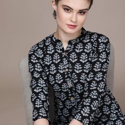 Anouk Women Ethnic Motifs Printed Cotton Kurta-image-93
