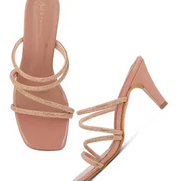 Mast & Harbour Embellished Block Mules with Bows image 2