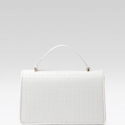 Mast & Harbour Geometric Textured Structured Satchel Bag image 3