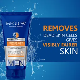 MEGLOW Instant Glow Face Wash For Even Skin Tone - 70 g image 4