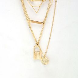 YouBella Set Of 2 Gold-Plated Gold-Plated Layered Chain image 4