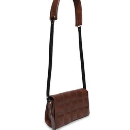 THE GUSTO Textured Structured Shoulder Bag with Quilted image 4