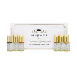 Menjewell Luxury Set Of 6 Long Lasting Fine Fragrance Attar - 3ml Each-28