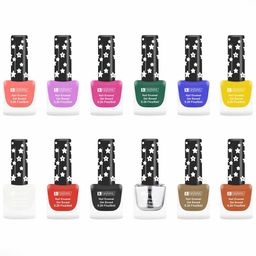 krayons Set of 12 Cute Super Matte Quick Dry Gel Based Nail Enamel - 6 ml each-image-91