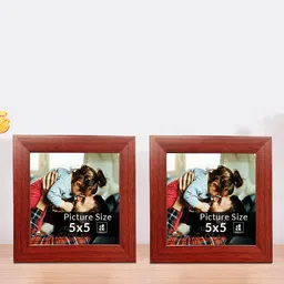 Art Street Brown & Black 2 Pieces Wooden Table Photo Frames-picture-7