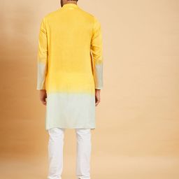 HILO DESIGN Ombre Dyed Regular Kurta With Pyjamas image 2