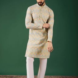 Anouk Men Thread Work Kurta-18