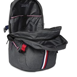 Tommy Hilfiger Unisex Grey Solid Backpack image 4