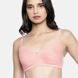 Lady Love Pink Solid Non-wired Non-Padded Minimizer Bra LLBR1014-image-47