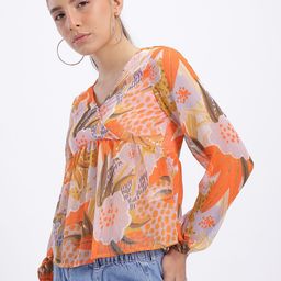 glitchez Abstract Print Regular Fit Top image 3