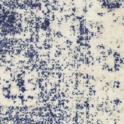 Status Blue & White Printed Rectangular Super Vintage Persian Floor Runner image 4