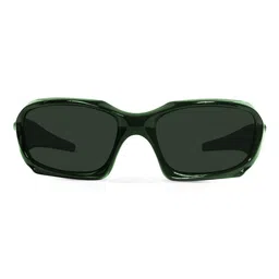 Woggles Unisex Rectangle Sunglasses with Polarised Lens image 3