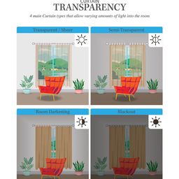 SWAYAM Wine-Coloured Single Blackout Window Curtain image 5