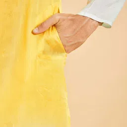 HILO DESIGN Ombre Dyed Regular Kurta With Pyjamas image 3