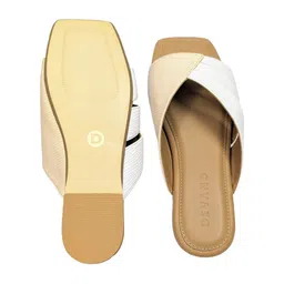Devano Colourblocked Open Toe Flats image 4
