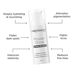 PROTOUCH Power Glow Non-Sticky & Deep Hydrating Face Serum with Korean Actives - 30 ml image 3